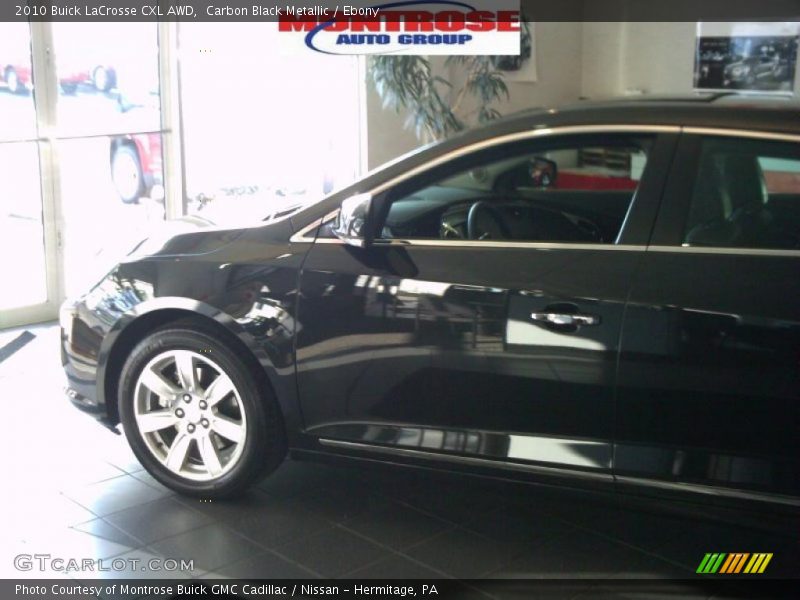 Carbon Black Metallic / Ebony 2010 Buick LaCrosse CXL AWD