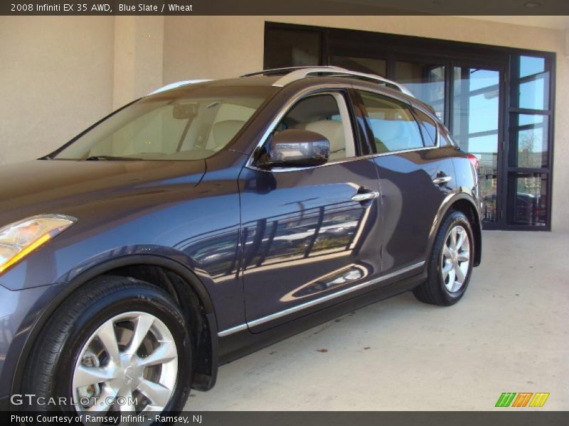 Blue Slate / Wheat 2008 Infiniti EX 35 AWD