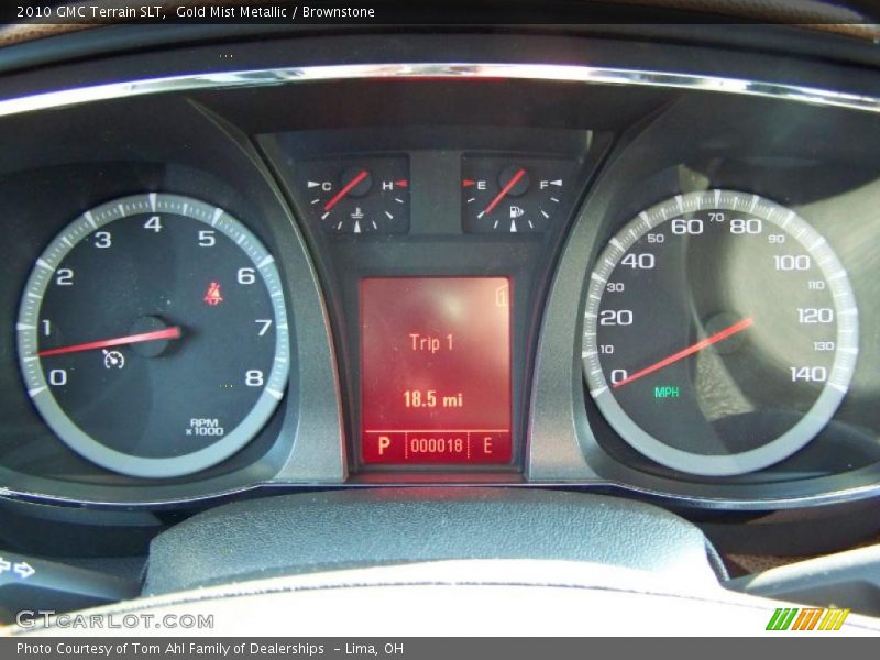 Gold Mist Metallic / Brownstone 2010 GMC Terrain SLT