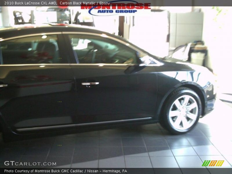 Carbon Black Metallic / Ebony 2010 Buick LaCrosse CXL AWD
