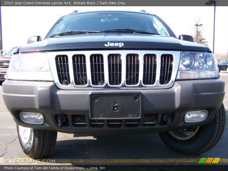 Brilliant Black / Dark Slate Gray 2003 Jeep Grand Cherokee Laredo 4x4