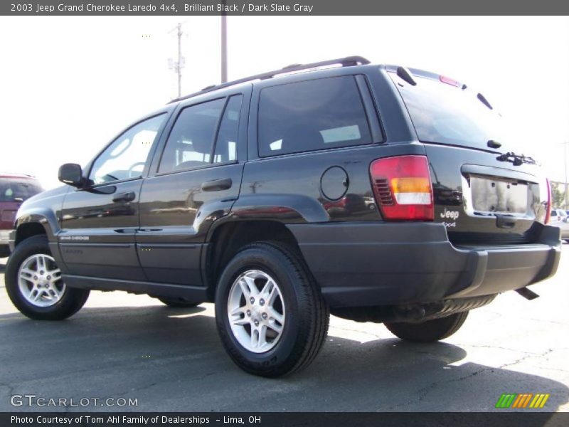 Brilliant Black / Dark Slate Gray 2003 Jeep Grand Cherokee Laredo 4x4