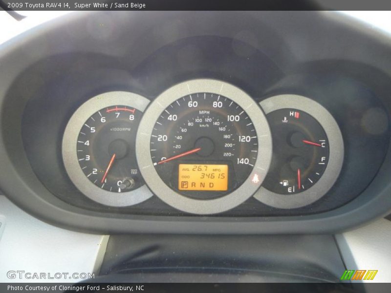 Super White / Sand Beige 2009 Toyota RAV4 I4
