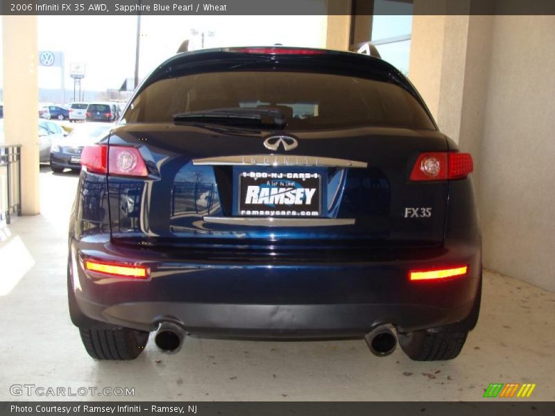 Sapphire Blue Pearl / Wheat 2006 Infiniti FX 35 AWD