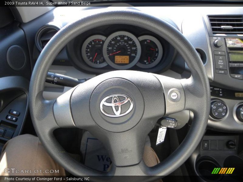 Super White / Sand Beige 2009 Toyota RAV4 I4