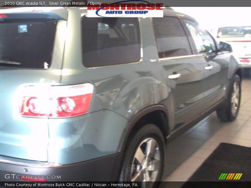 Silver Green Metallic / Ebony 2010 GMC Acadia SLT