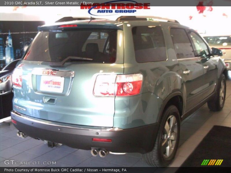 Silver Green Metallic / Ebony 2010 GMC Acadia SLT