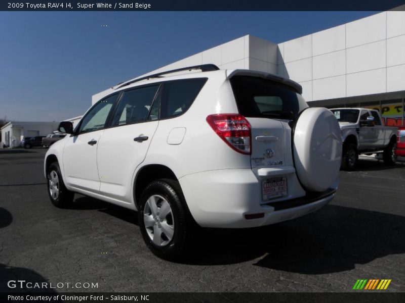 Super White / Sand Beige 2009 Toyota RAV4 I4
