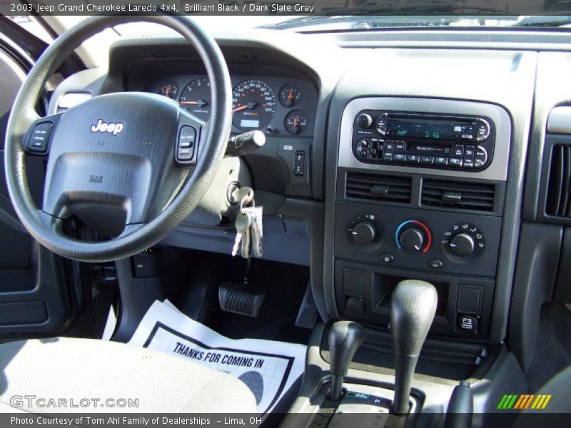 Brilliant Black / Dark Slate Gray 2003 Jeep Grand Cherokee Laredo 4x4