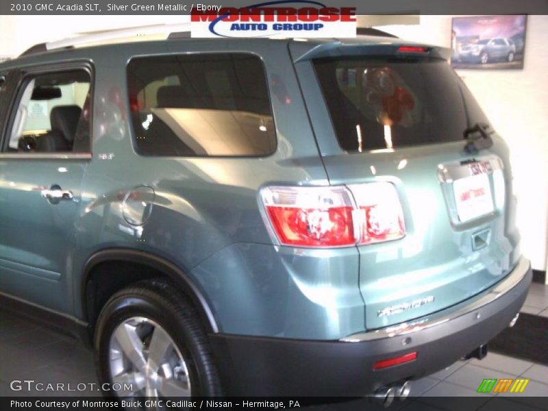 Silver Green Metallic / Ebony 2010 GMC Acadia SLT