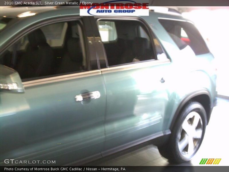 Silver Green Metallic / Ebony 2010 GMC Acadia SLT