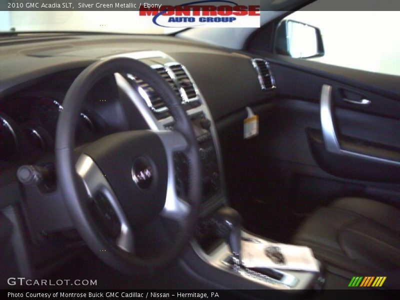 Silver Green Metallic / Ebony 2010 GMC Acadia SLT