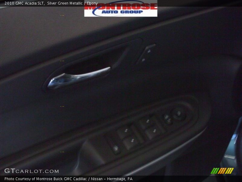 Silver Green Metallic / Ebony 2010 GMC Acadia SLT