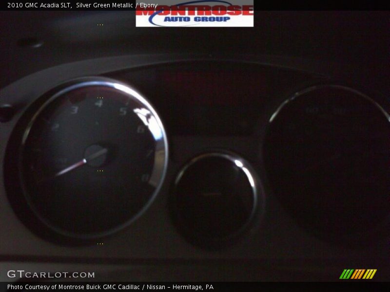 Silver Green Metallic / Ebony 2010 GMC Acadia SLT