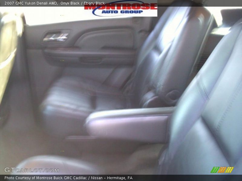 Onyx Black / Ebony Black 2007 GMC Yukon Denali AWD