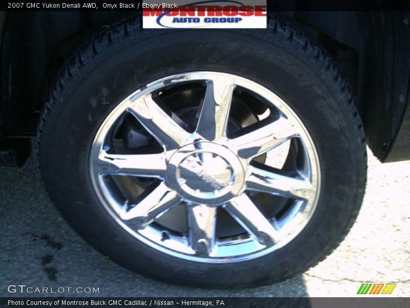 Onyx Black / Ebony Black 2007 GMC Yukon Denali AWD