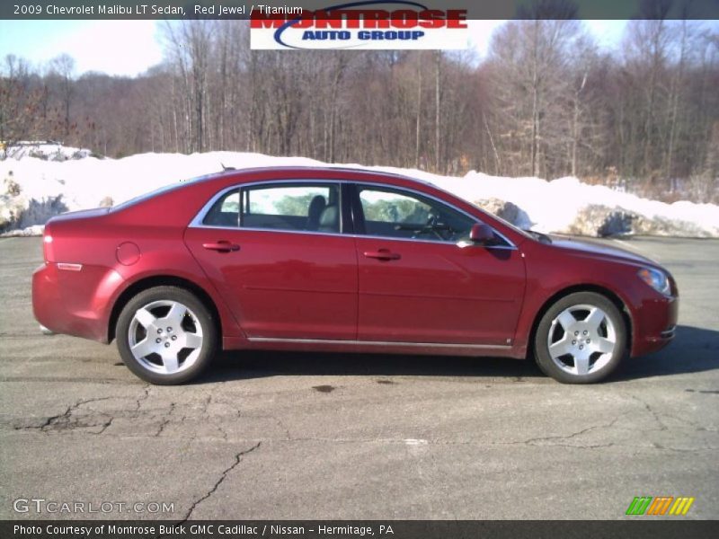 Red Jewel / Titanium 2009 Chevrolet Malibu LT Sedan