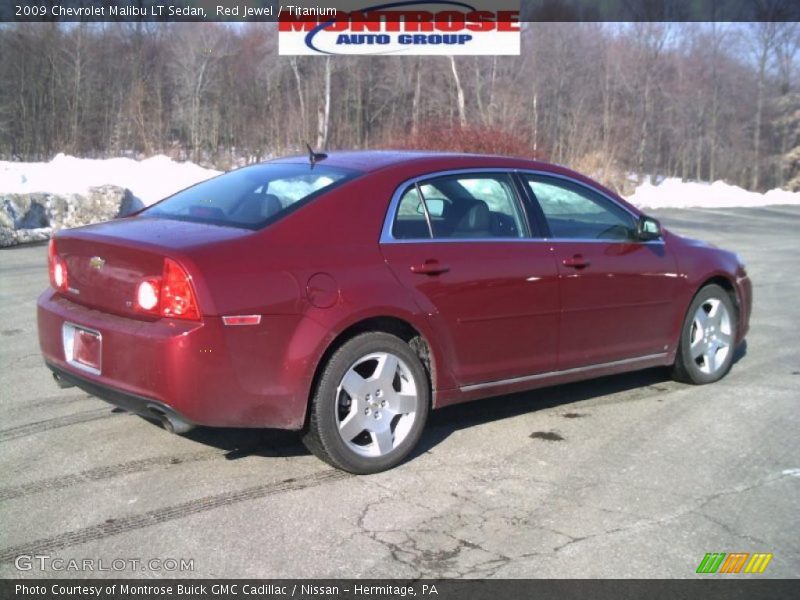 Red Jewel / Titanium 2009 Chevrolet Malibu LT Sedan