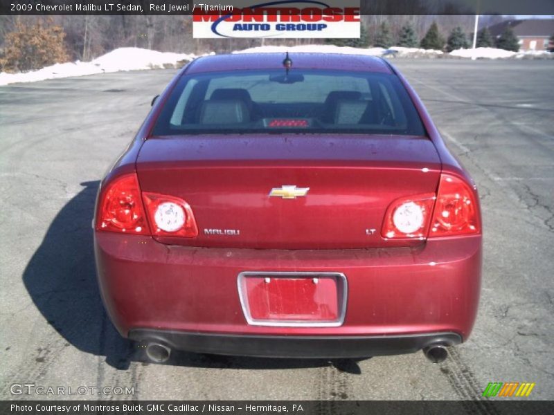 Red Jewel / Titanium 2009 Chevrolet Malibu LT Sedan
