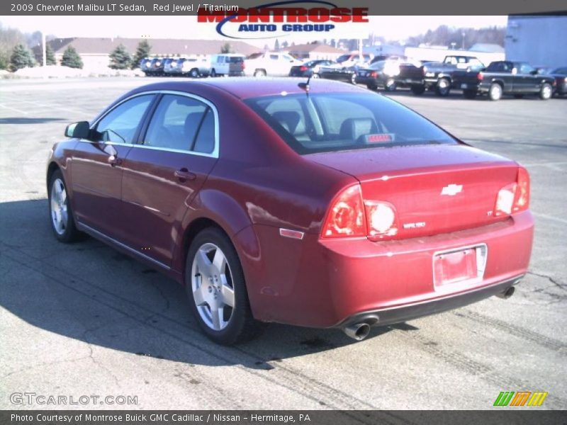 Red Jewel / Titanium 2009 Chevrolet Malibu LT Sedan