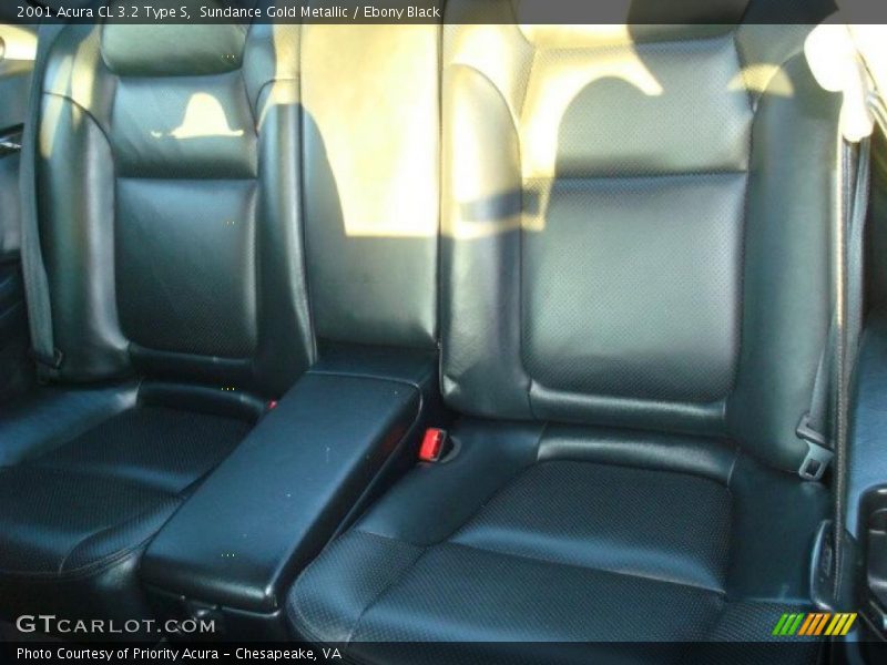 Sundance Gold Metallic / Ebony Black 2001 Acura CL 3.2 Type S