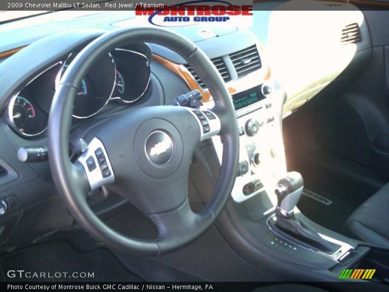 Red Jewel / Titanium 2009 Chevrolet Malibu LT Sedan