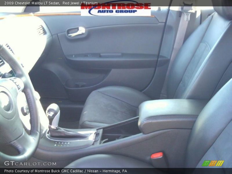 Red Jewel / Titanium 2009 Chevrolet Malibu LT Sedan