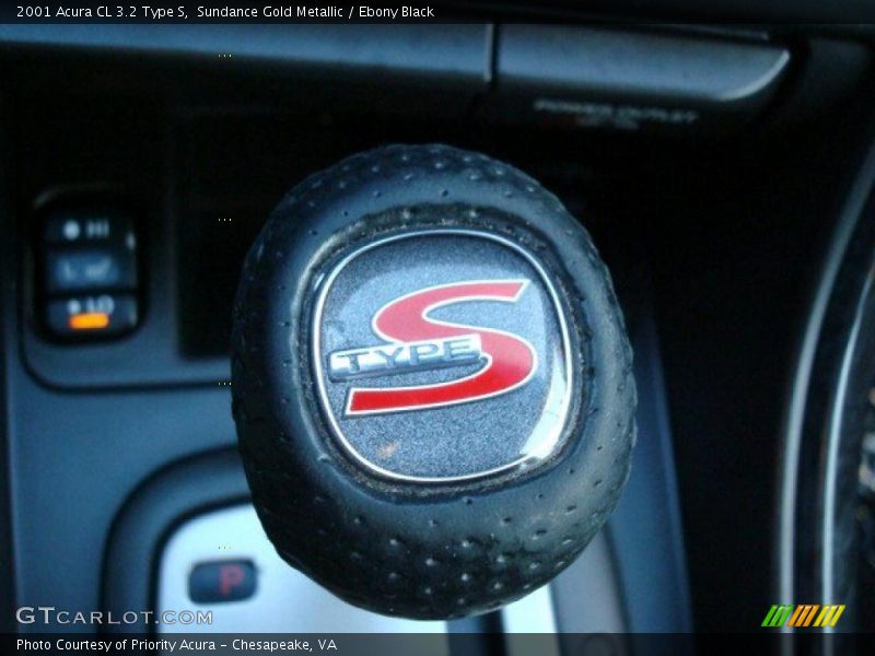 Sundance Gold Metallic / Ebony Black 2001 Acura CL 3.2 Type S