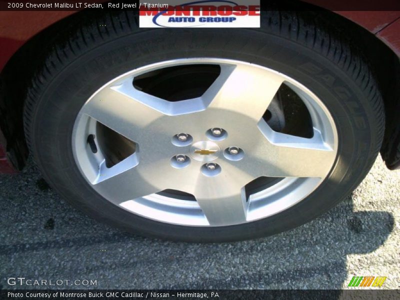 Red Jewel / Titanium 2009 Chevrolet Malibu LT Sedan