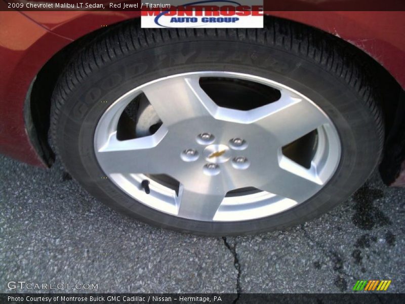 Red Jewel / Titanium 2009 Chevrolet Malibu LT Sedan