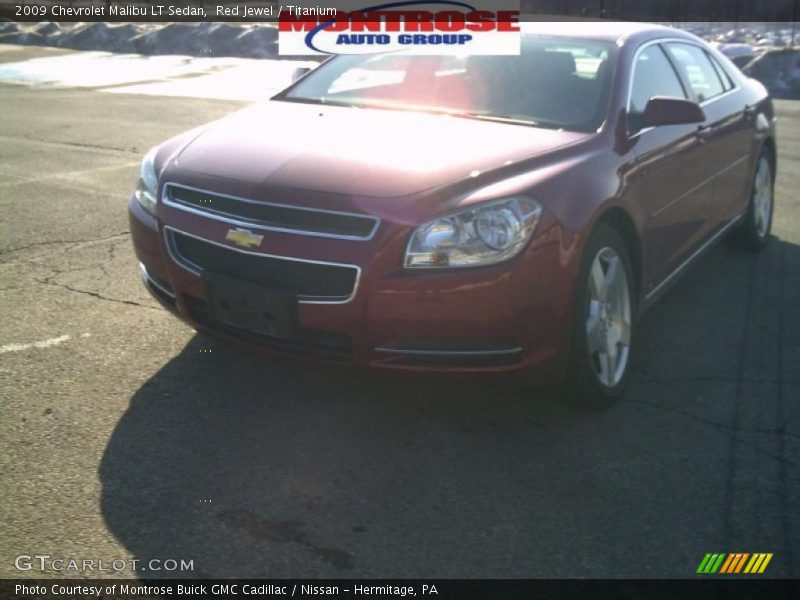 Red Jewel / Titanium 2009 Chevrolet Malibu LT Sedan