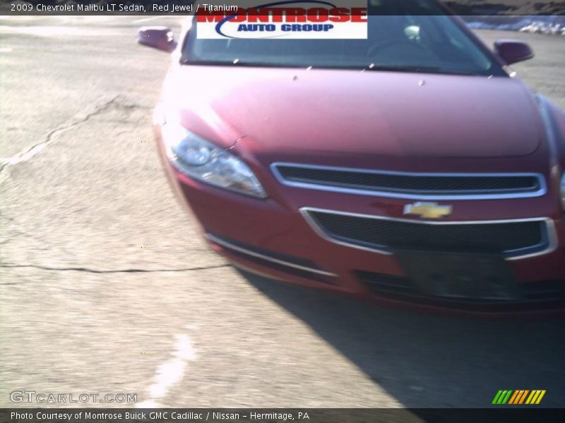 Red Jewel / Titanium 2009 Chevrolet Malibu LT Sedan