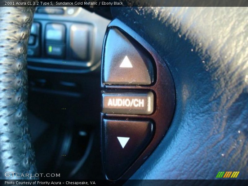 Sundance Gold Metallic / Ebony Black 2001 Acura CL 3.2 Type S