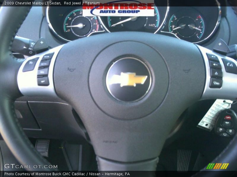 Red Jewel / Titanium 2009 Chevrolet Malibu LT Sedan