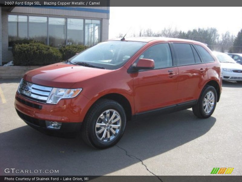 Blazing Copper Metallic / Camel 2007 Ford Edge SEL