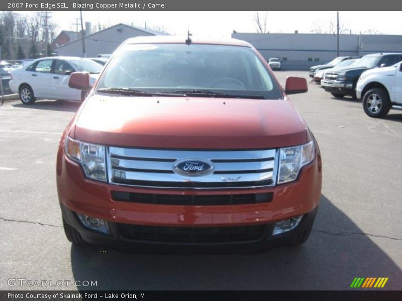 Blazing Copper Metallic / Camel 2007 Ford Edge SEL