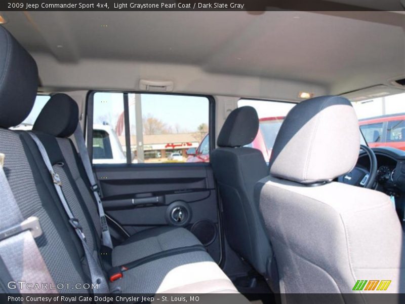 Light Graystone Pearl Coat / Dark Slate Gray 2009 Jeep Commander Sport 4x4