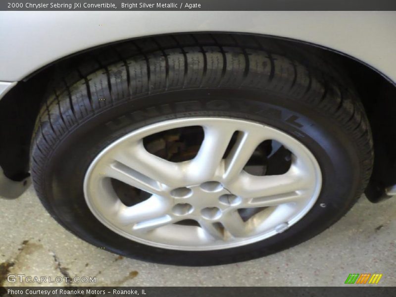 Bright Silver Metallic / Agate 2000 Chrysler Sebring JXi Convertible