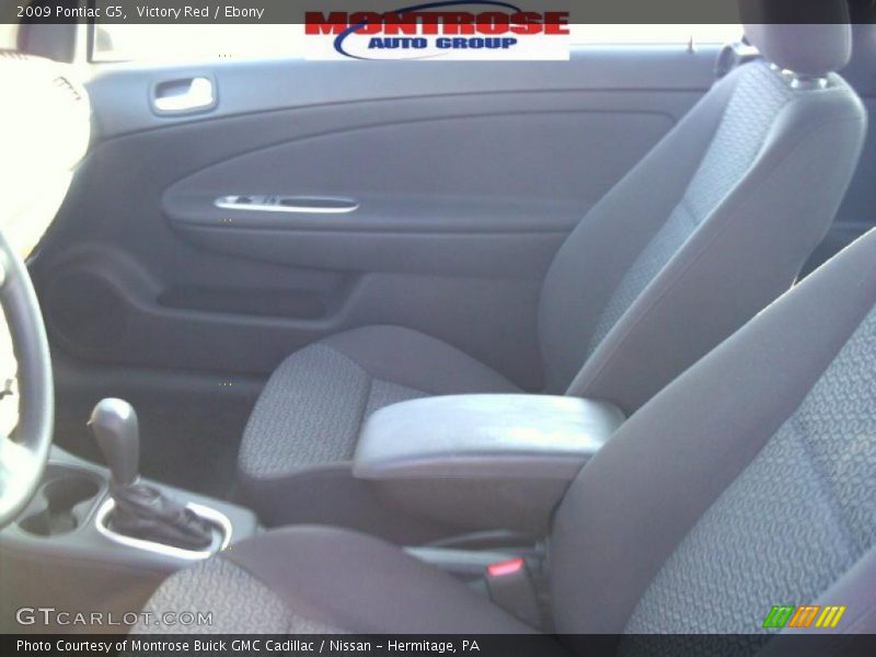 Victory Red / Ebony 2009 Pontiac G5