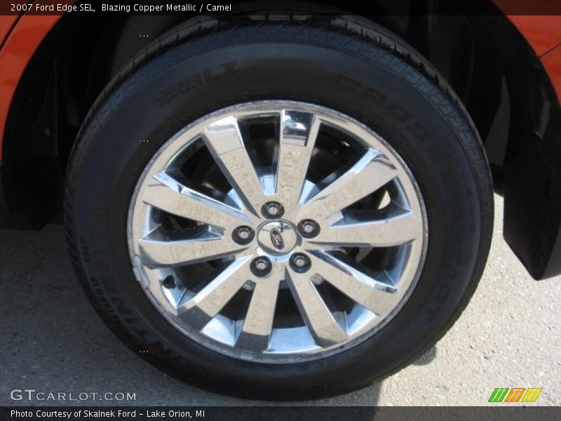 Blazing Copper Metallic / Camel 2007 Ford Edge SEL