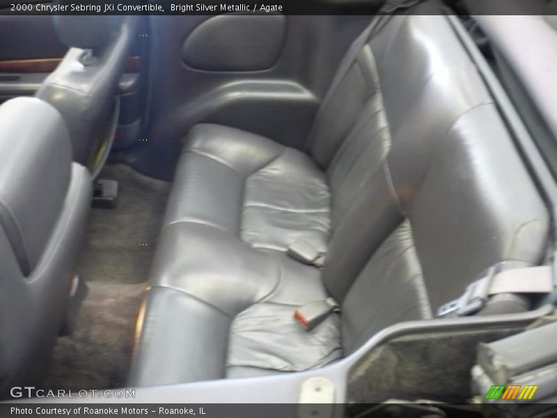 Bright Silver Metallic / Agate 2000 Chrysler Sebring JXi Convertible