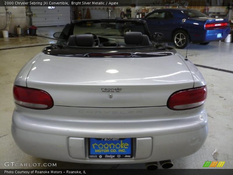 Bright Silver Metallic / Agate 2000 Chrysler Sebring JXi Convertible