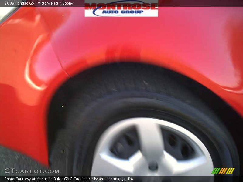 Victory Red / Ebony 2009 Pontiac G5