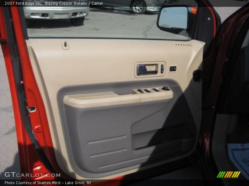 Blazing Copper Metallic / Camel 2007 Ford Edge SEL