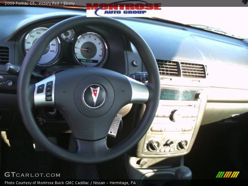 Victory Red / Ebony 2009 Pontiac G5