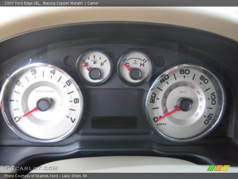 Blazing Copper Metallic / Camel 2007 Ford Edge SEL