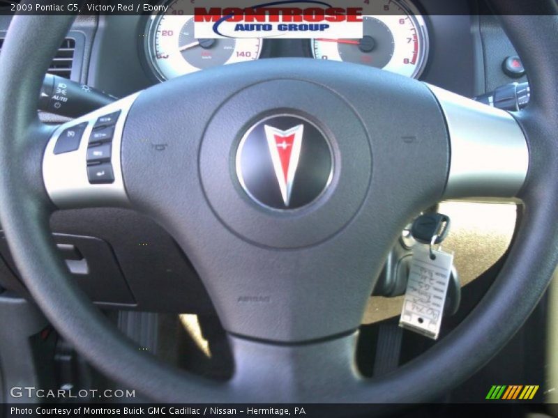 Victory Red / Ebony 2009 Pontiac G5