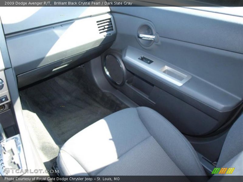 Brilliant Black Crystal Pearl / Dark Slate Gray 2009 Dodge Avenger R/T