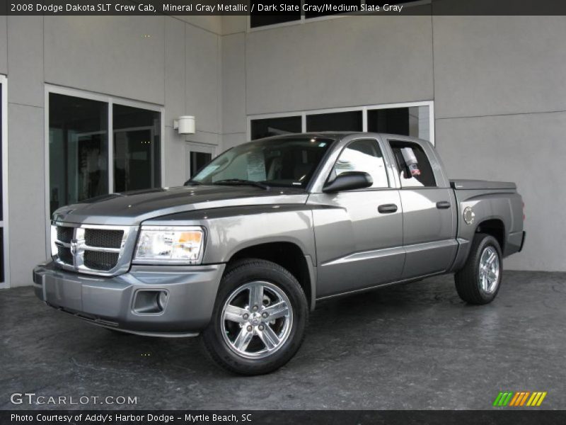 Mineral Gray Metallic / Dark Slate Gray/Medium Slate Gray 2008 Dodge Dakota SLT Crew Cab