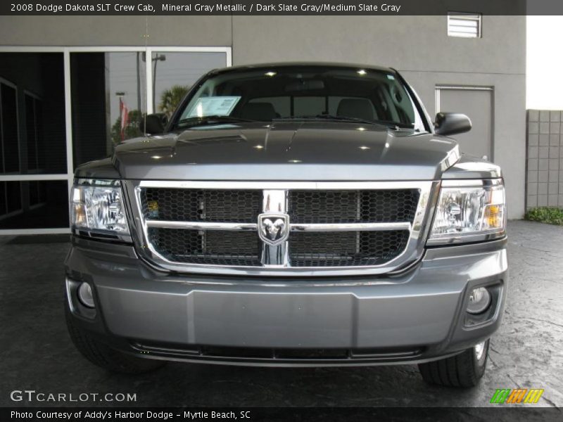 Mineral Gray Metallic / Dark Slate Gray/Medium Slate Gray 2008 Dodge Dakota SLT Crew Cab